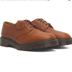 Dr Martens The Smiths Derby Shoes Leather Brown size 8 Men and 9 Wo…